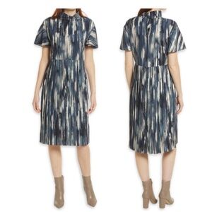 Nordstrom Short‎ Sleeve Pleat Shift Dress
